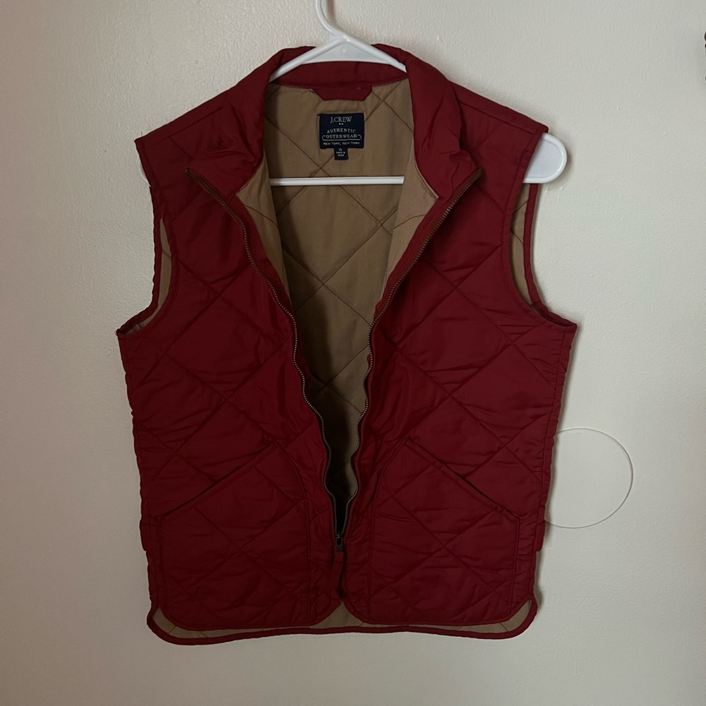 JCrew quilted vest